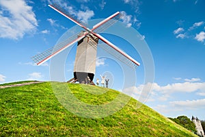 Windmill in Bruges, Belgium