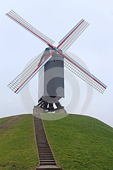 Windmill in Brugge, Belgium