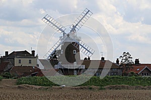 Windmill at Cley next to the sea