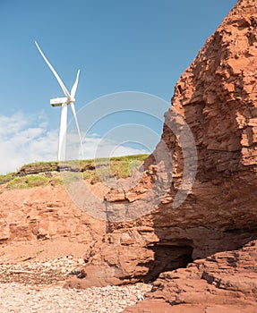 Windmill by the cliffs