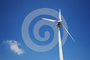 Windmill and cloud