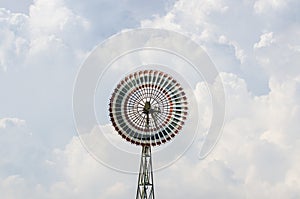 Windmill among cloud