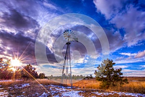Windmill on the Colorado Plains
