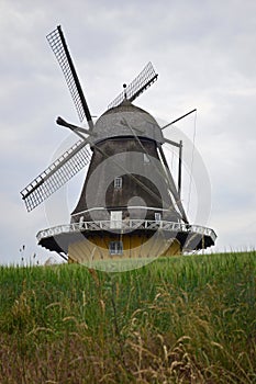 Windmill countryside in North Zealand, Denmark