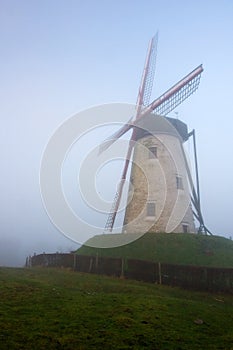 Windmill in Damme, Belgium.