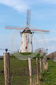 Windmill of Damme in Flanders