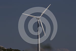 Windmill on a dark background