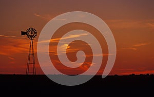 Windmill at dawn