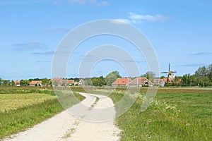 Windmill at Dutch island Terschelling photo