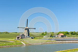 Windmill at Dutch island Texel