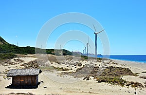 Windmill Farm Along the Coast