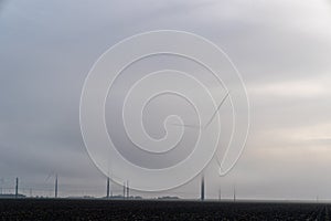 Windmill Farm in Willacy County, Texas