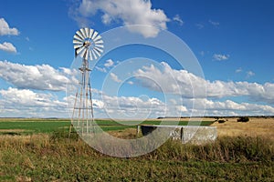 Windmill in Field