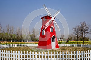 windmill in garden