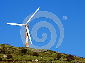 Windmill generator on Golan Heights