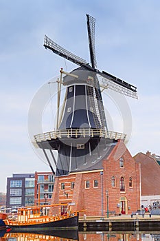Windmill in Haarlem, Holland