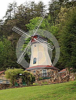 Windmill in Helen Georgia photo