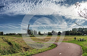 Windmill in Hoekpolder near Rijswijk NL