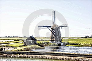 Windmill in Holland