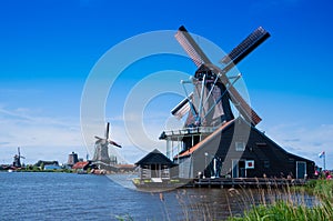Windmill in holland photo