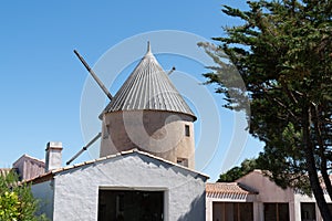 Windmill home on the island of Noirmoutier VendÃ©e