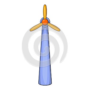 Windmill icon, flat style