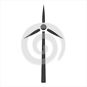 Windmill icon,vector illustration. Flat design style. vector windmill icon illustration isolated on White background