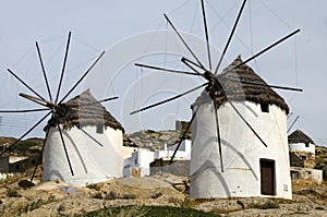 Windmill Ios Cyclades island Greece