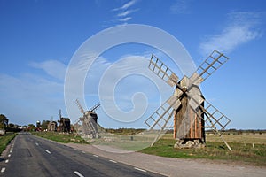 Windmill at the island oland