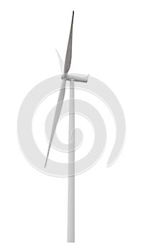 Windmill isolated on white background
