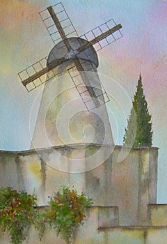 Windmill, Jerusalem, Israel