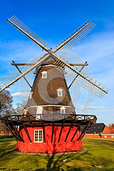 Windmill of Kastellet citadel in Copenhagen, Denmark