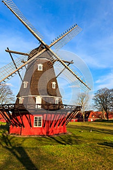 Windmill of Kastellet citadel in Copenhagen, Denmark