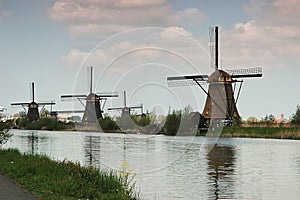 Windmill in Kinderdijk