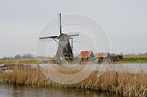 Windmill at Kinderdijk Holland