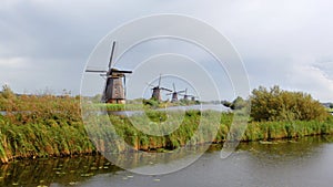 Windmill in Kinderdijk, Holland