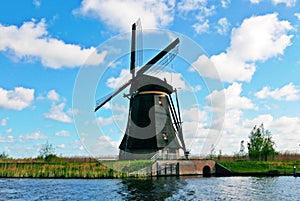 Windmill in Kinderdijk, Holland