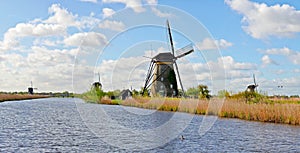 Windmill in Kinderdijk, Holland