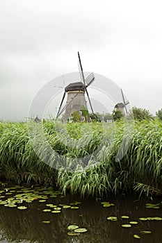 Windmill at Kinderdijk, Netherlands