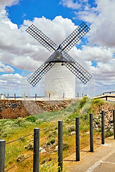 Windmill at knolls Consuegra Castilla La Mancha