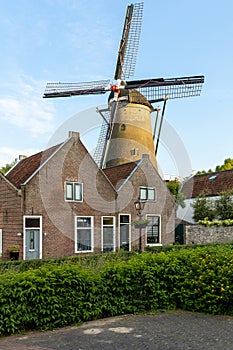 Windmill Korenmolen De Windotter IJsselstein Utrecht. photo