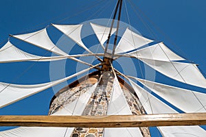 A windmill on Kos Island in Greece