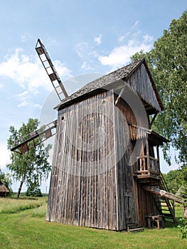 Windmill kozlak from Woloskowola, Hola, Poland photo