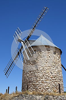 Windmill in the La Mancha region of  Spain