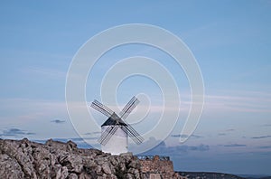 Windmill in La Mancha, Spain photo