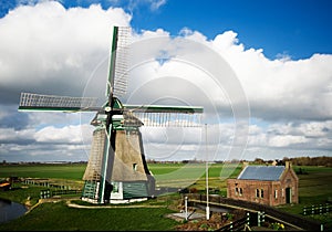 Windmill landscape