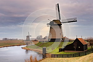 Windmill landscape