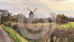 Windmill in a lane