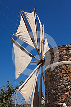 Windmill in the Lasithi Plateau