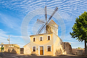 Windmill in Llubi Mallorca